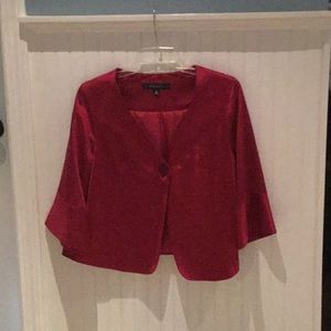 Dressy  Nine West satiny jacket. Holiday perfect🎁